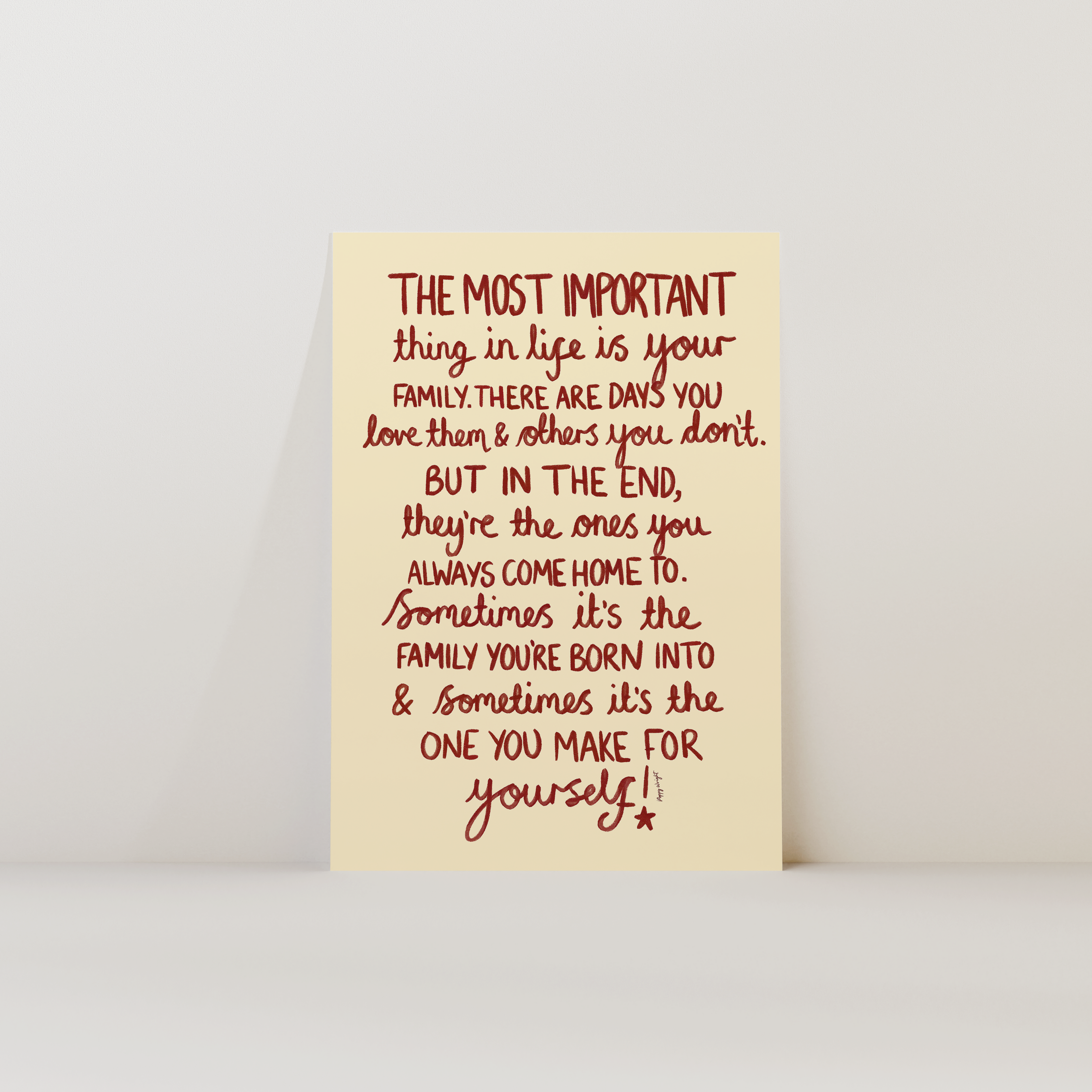 Family Print