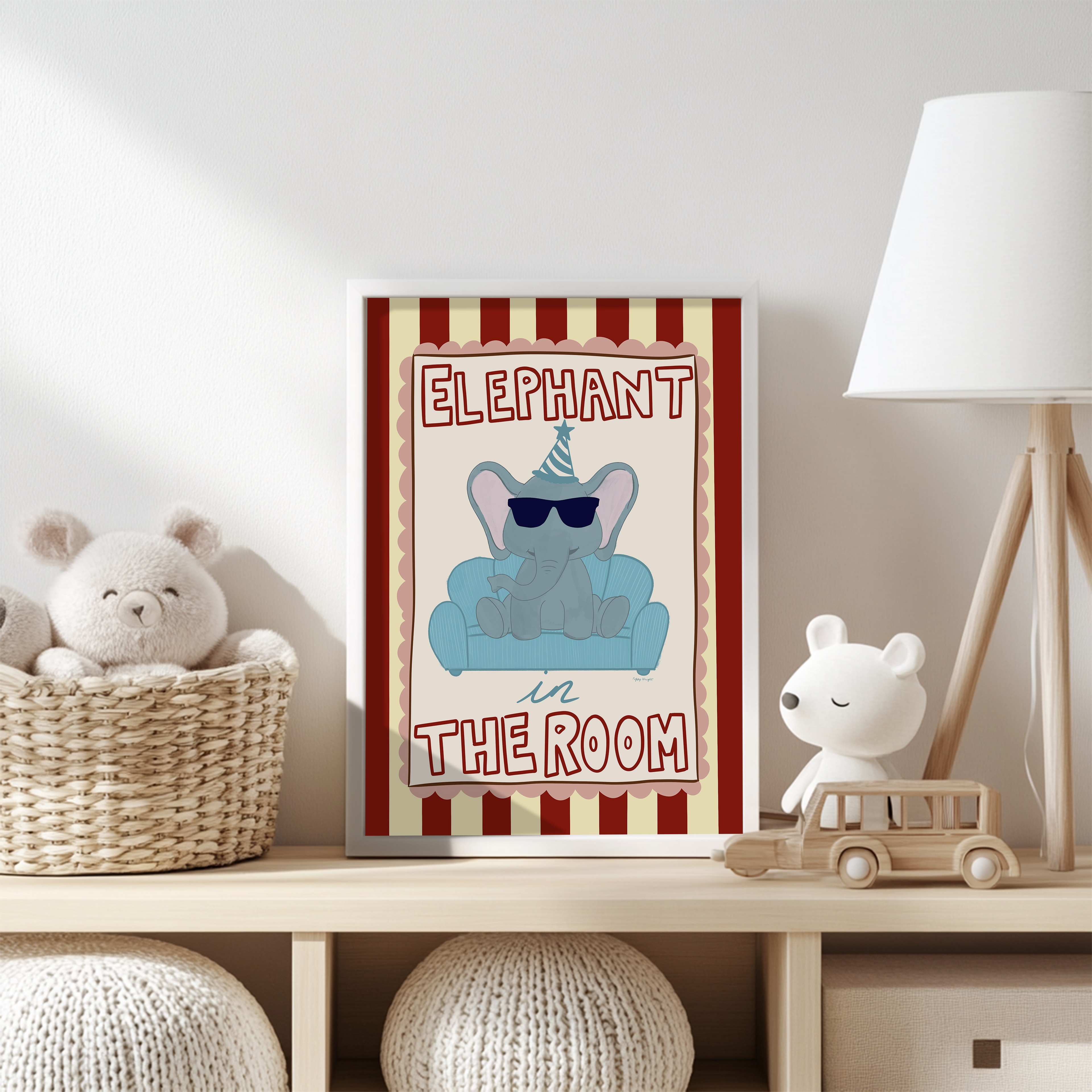 Elephant In The Room Print