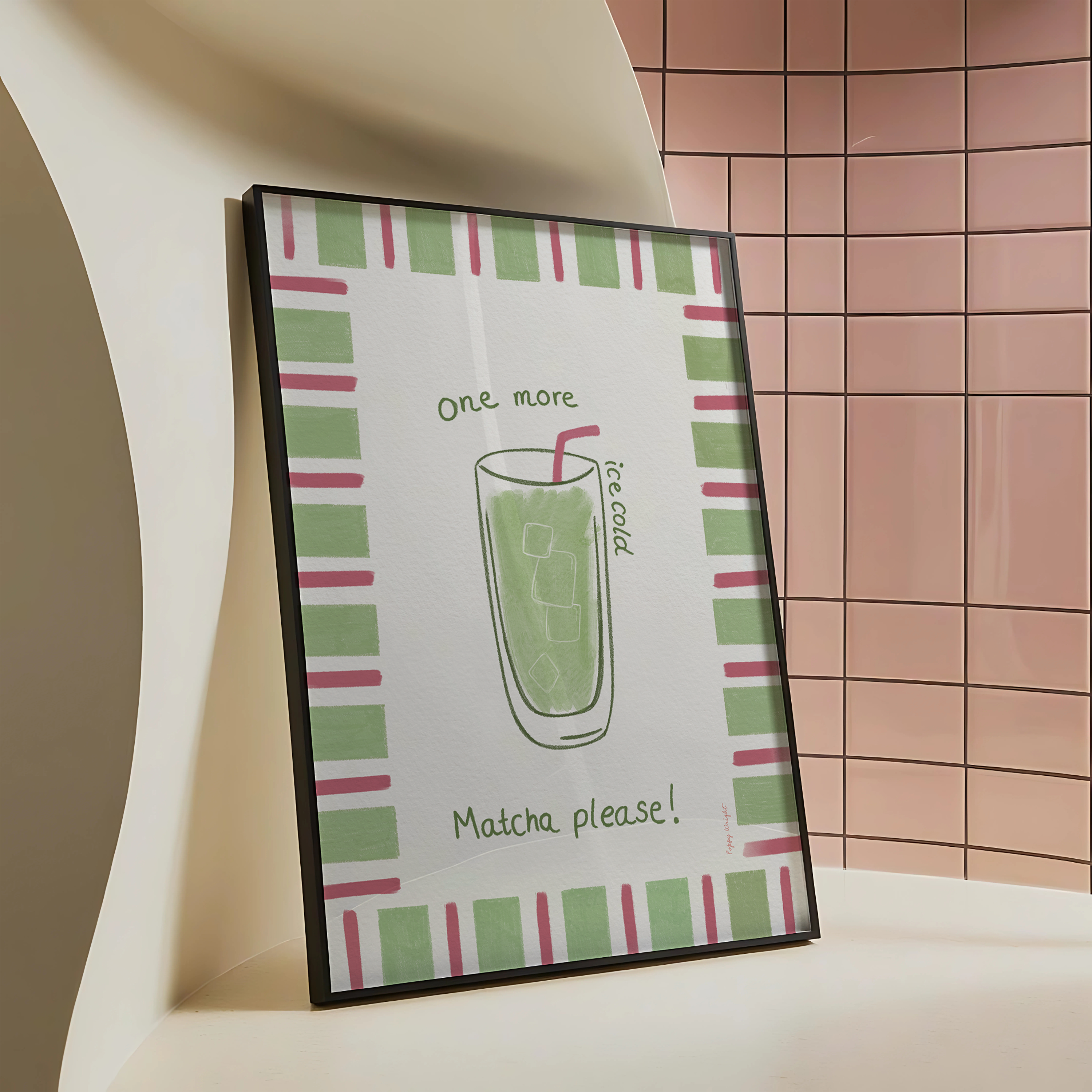 Iced Matcha Print
