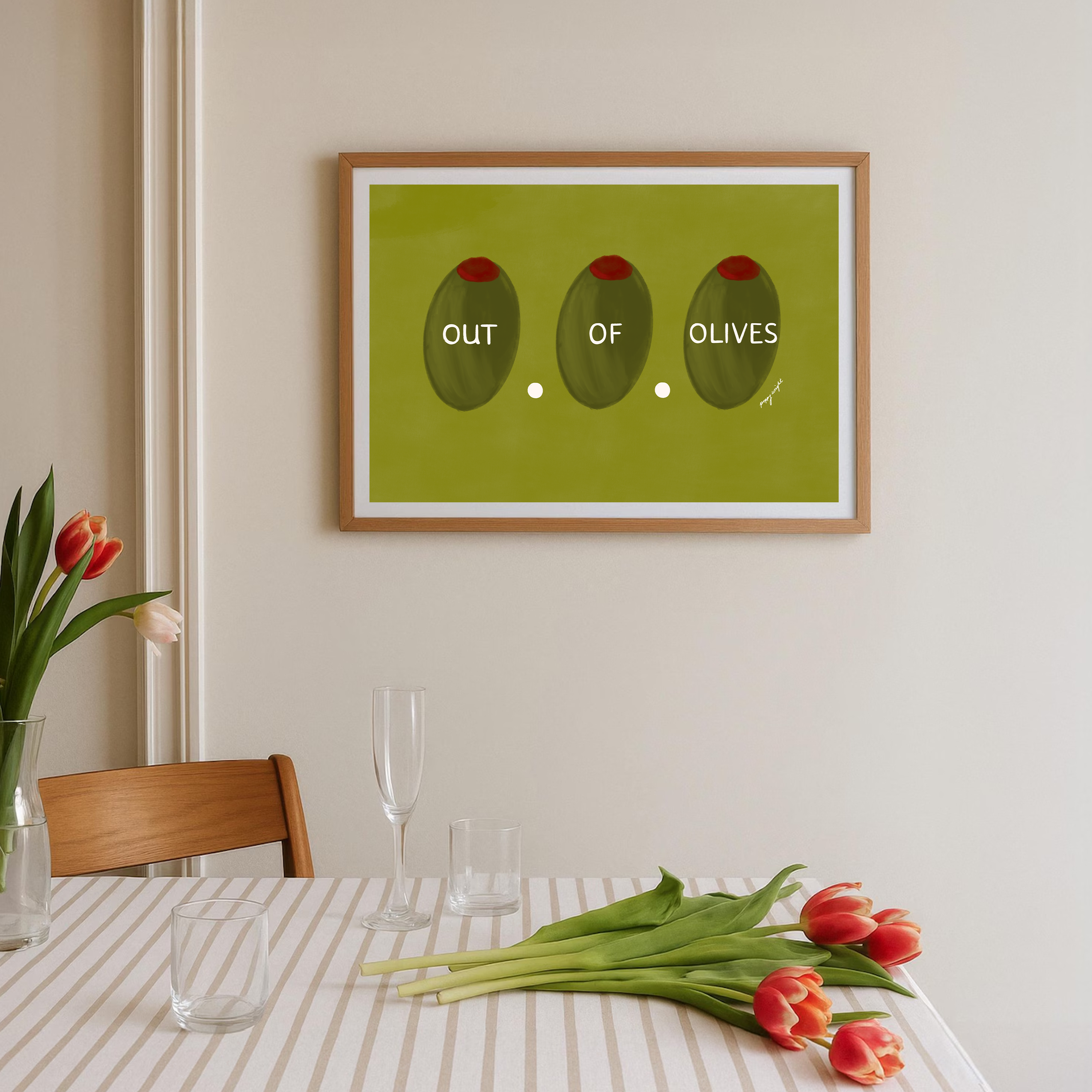 Out Of Olives Print