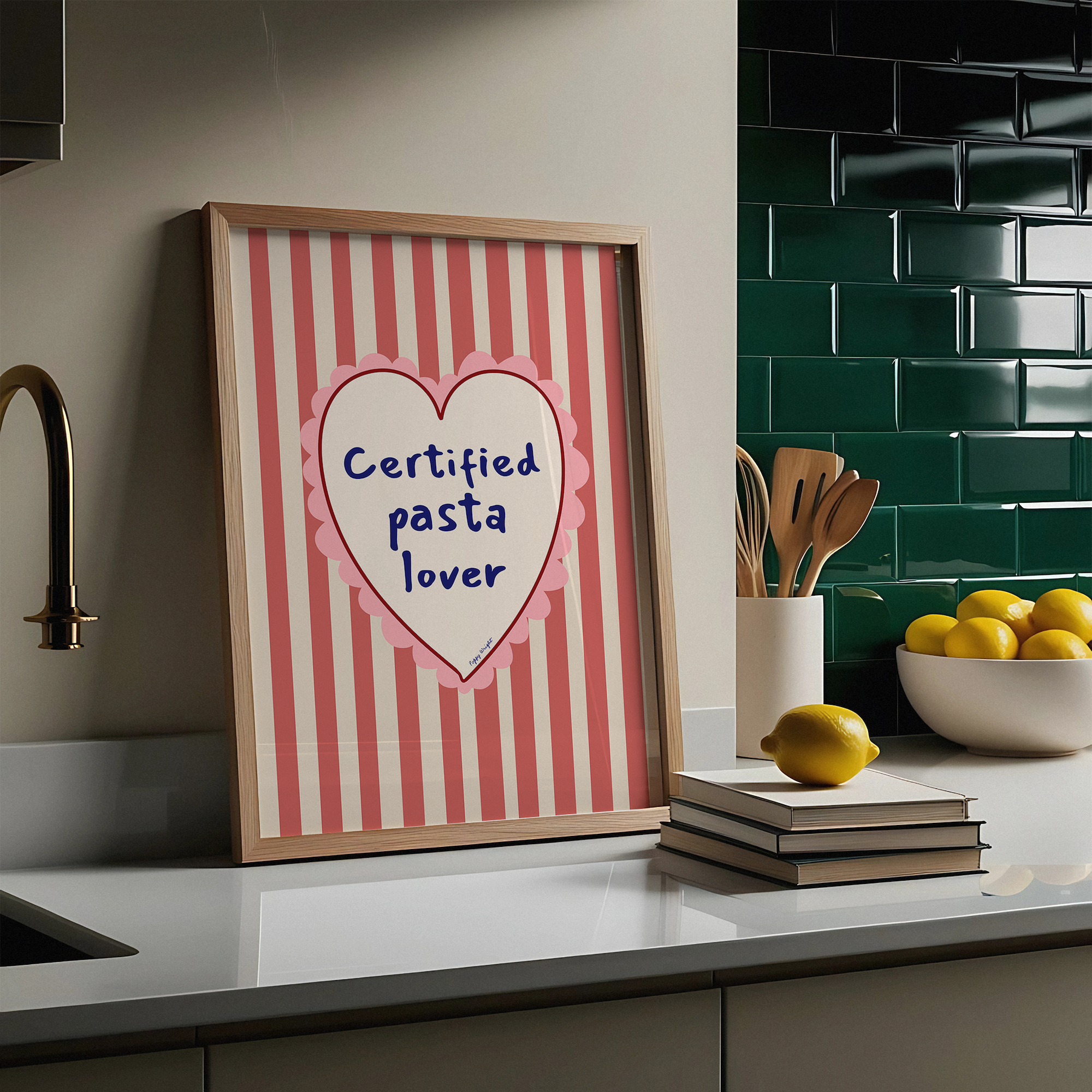 Certified Pasta Lover Print