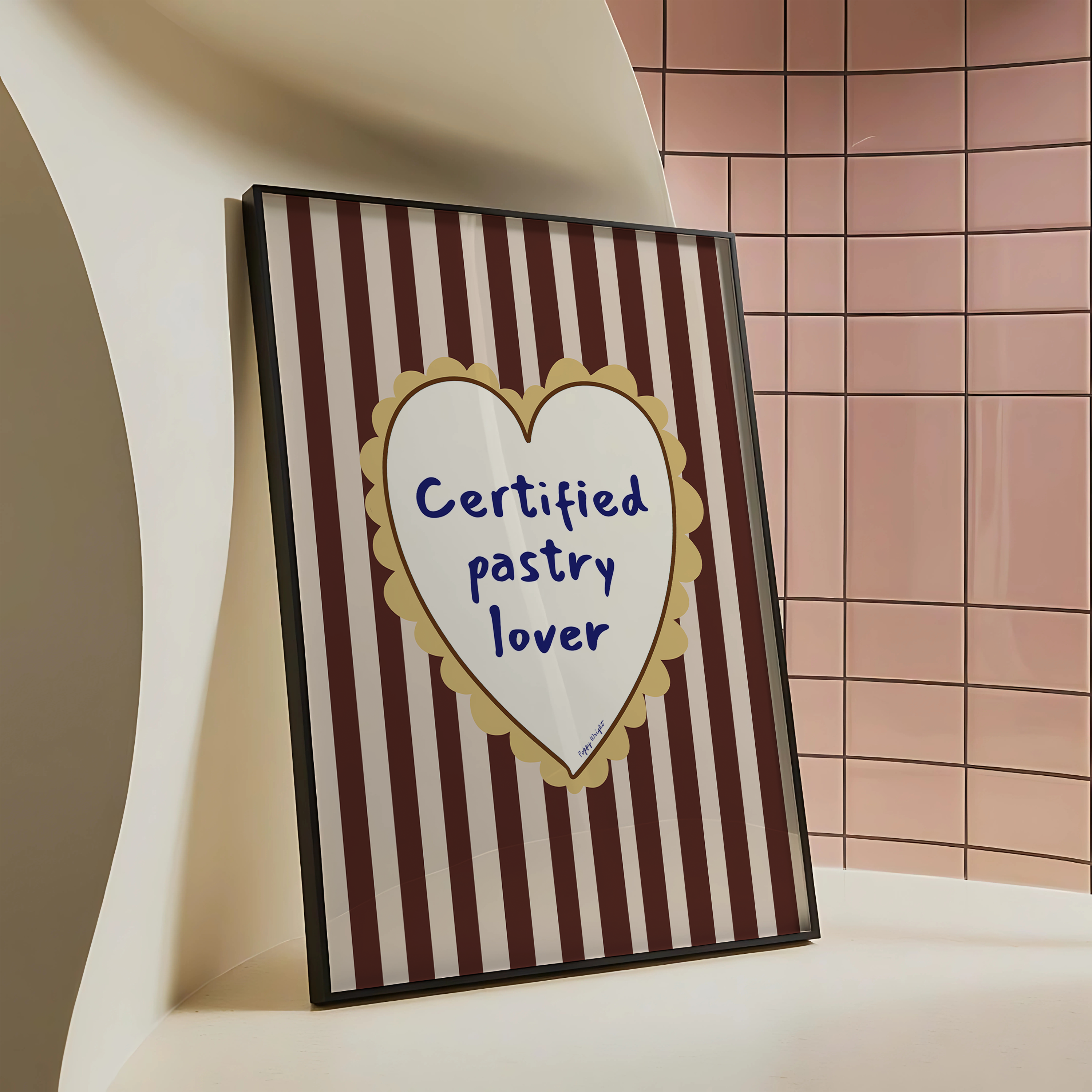 Certified Pastry Lover Print