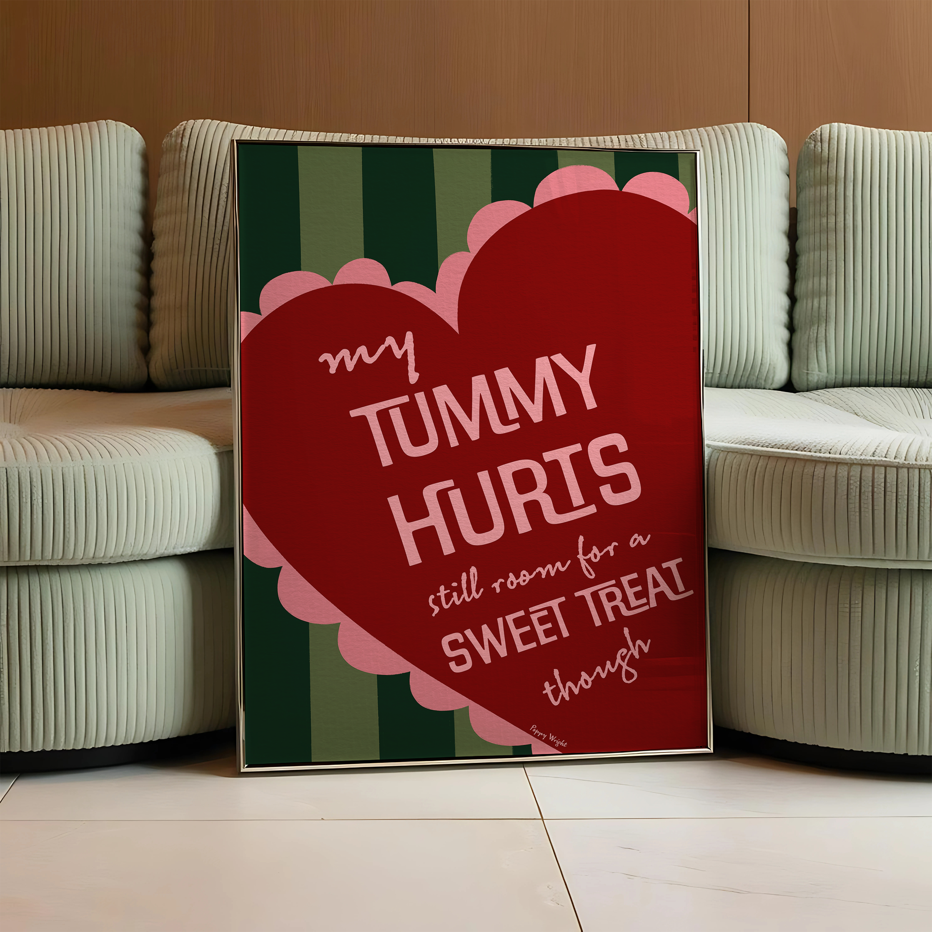 Tummy Hurts Print