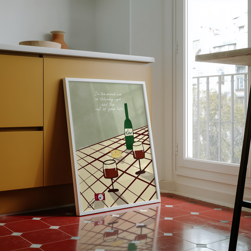 Perfect Mix of Saturday Night & Rest Of Your Life Print