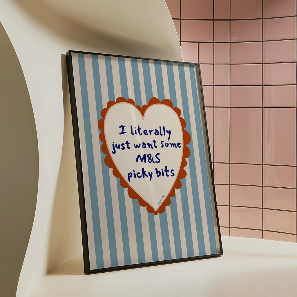 Just Want M&S Picky Bits Print