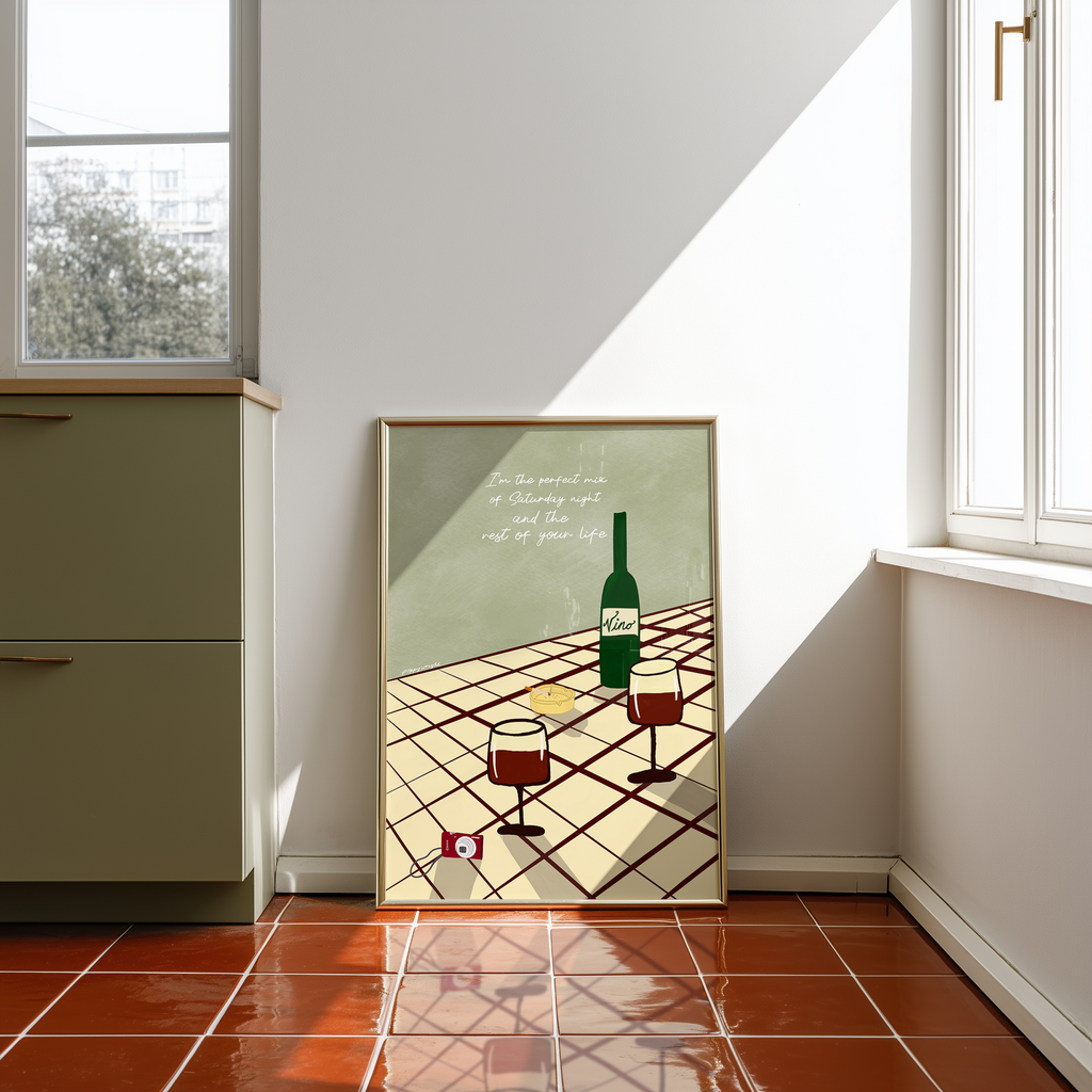 Perfect Mix of Saturday Night & Rest Of Your Life Print