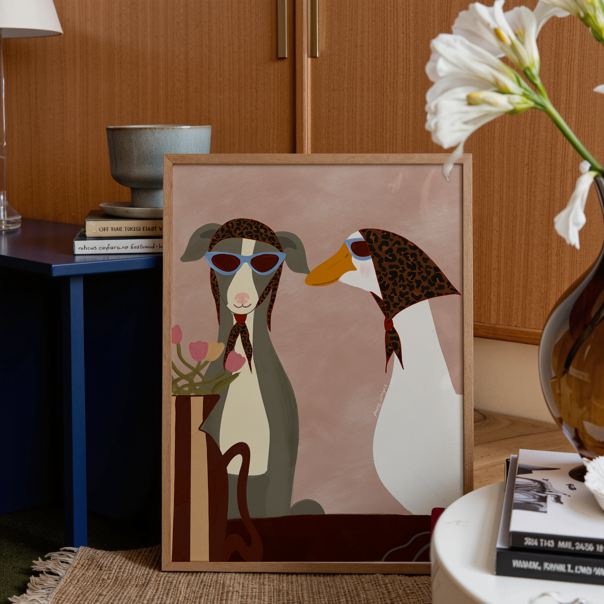 Besties in Leopard Print