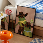 Leopard Print Frogs
