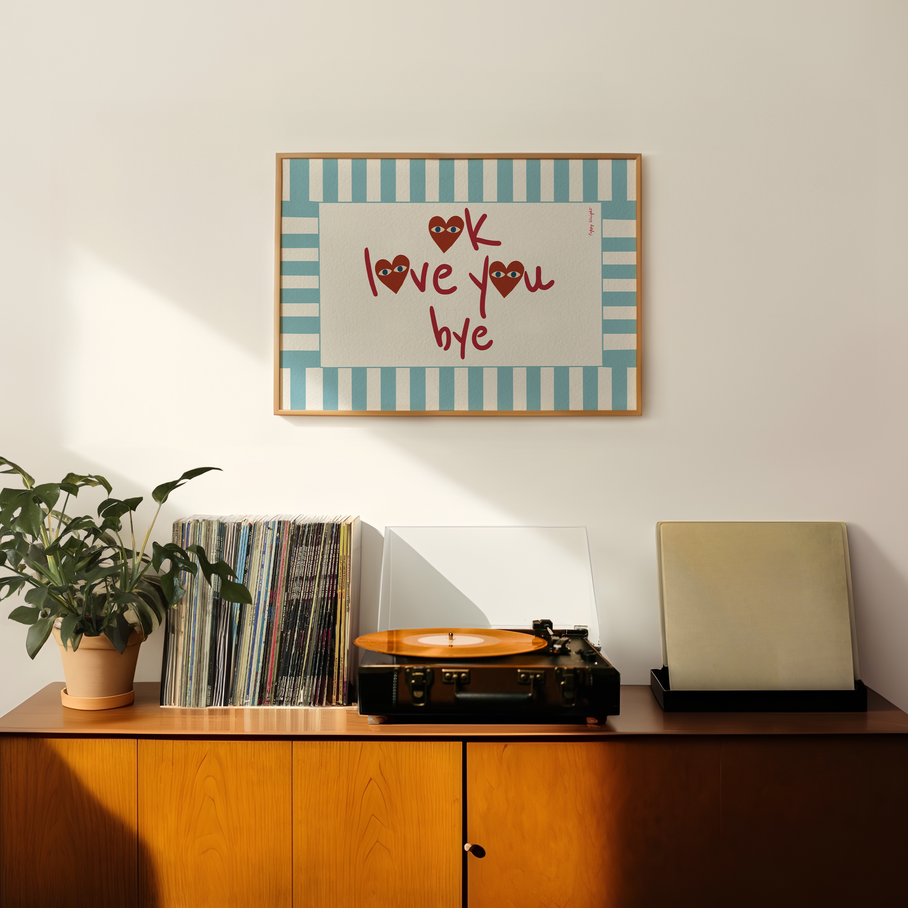 Ok Love You Bye Print