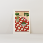 Here For The Olives Print