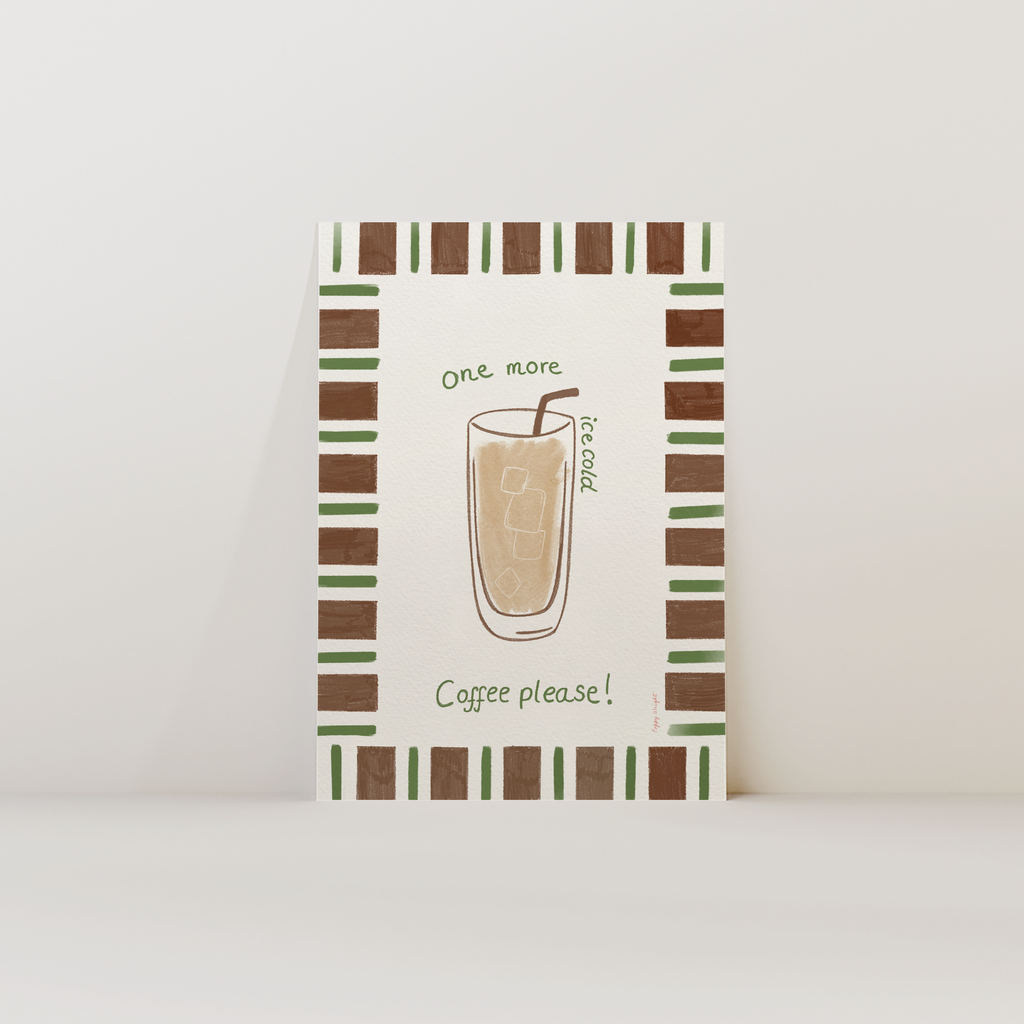Iced Coffee Print