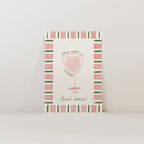 Rosé Wine Print
