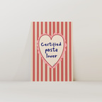 Certified Pasta Lover Print