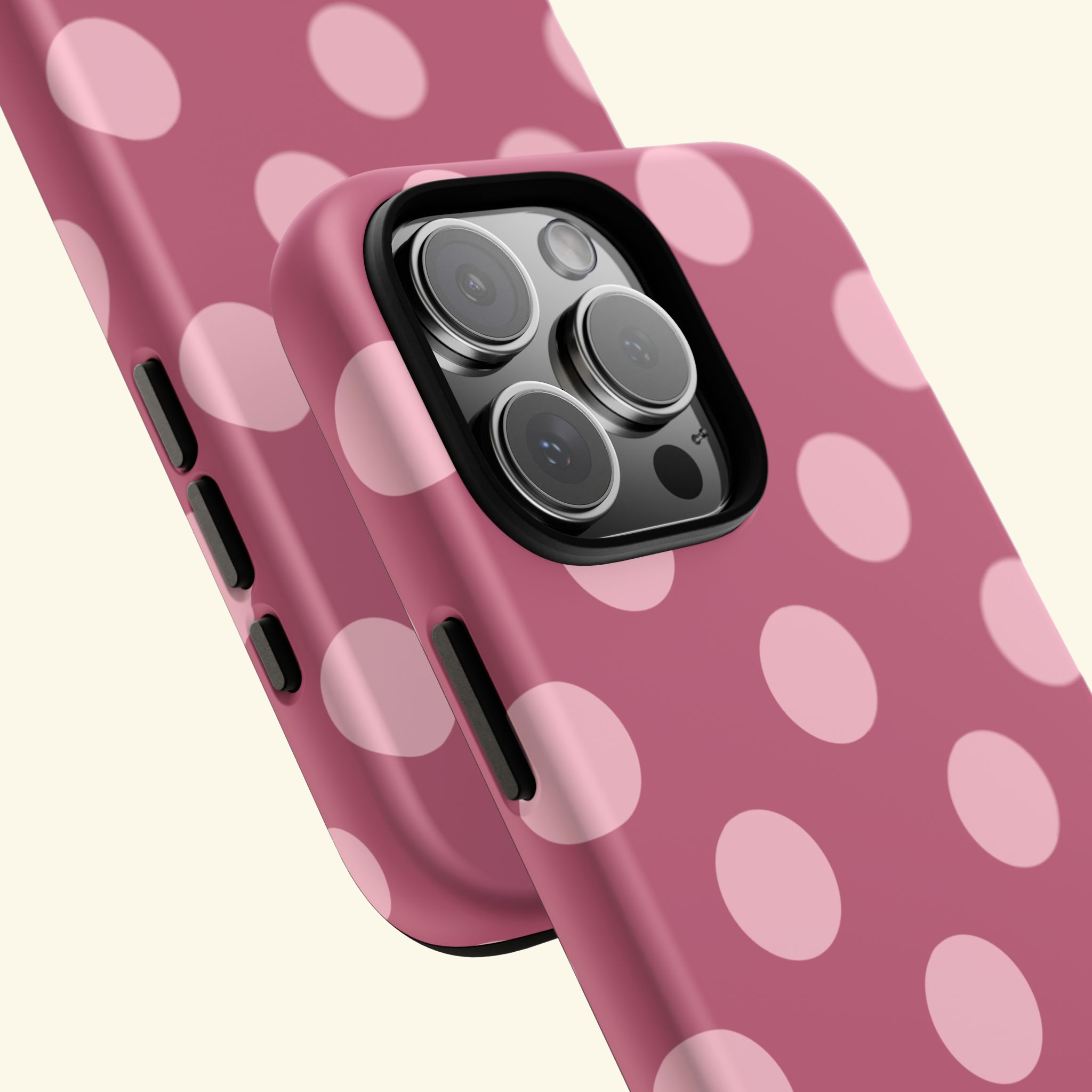 Pink Polka Phone Case