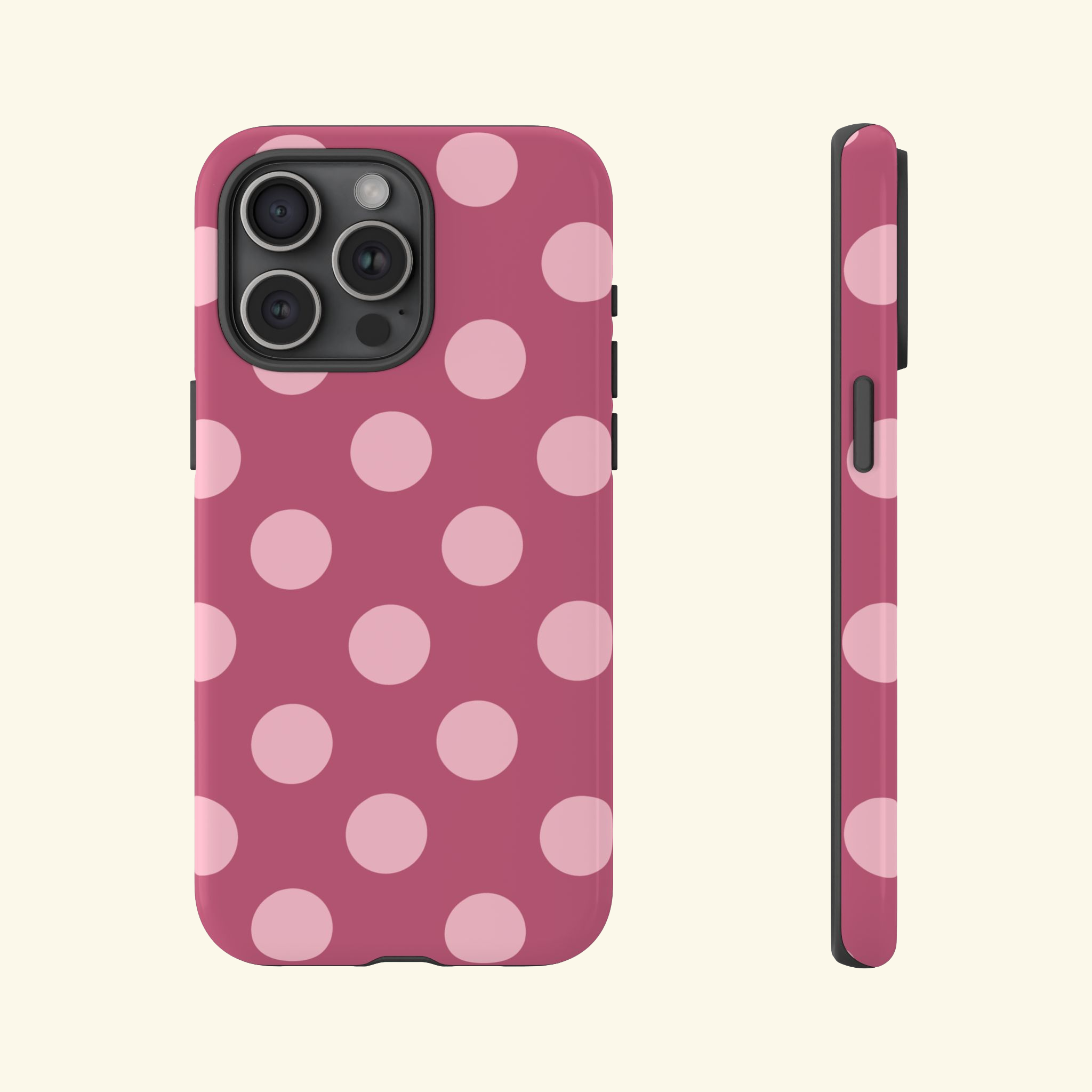 Pink Polka Phone Case