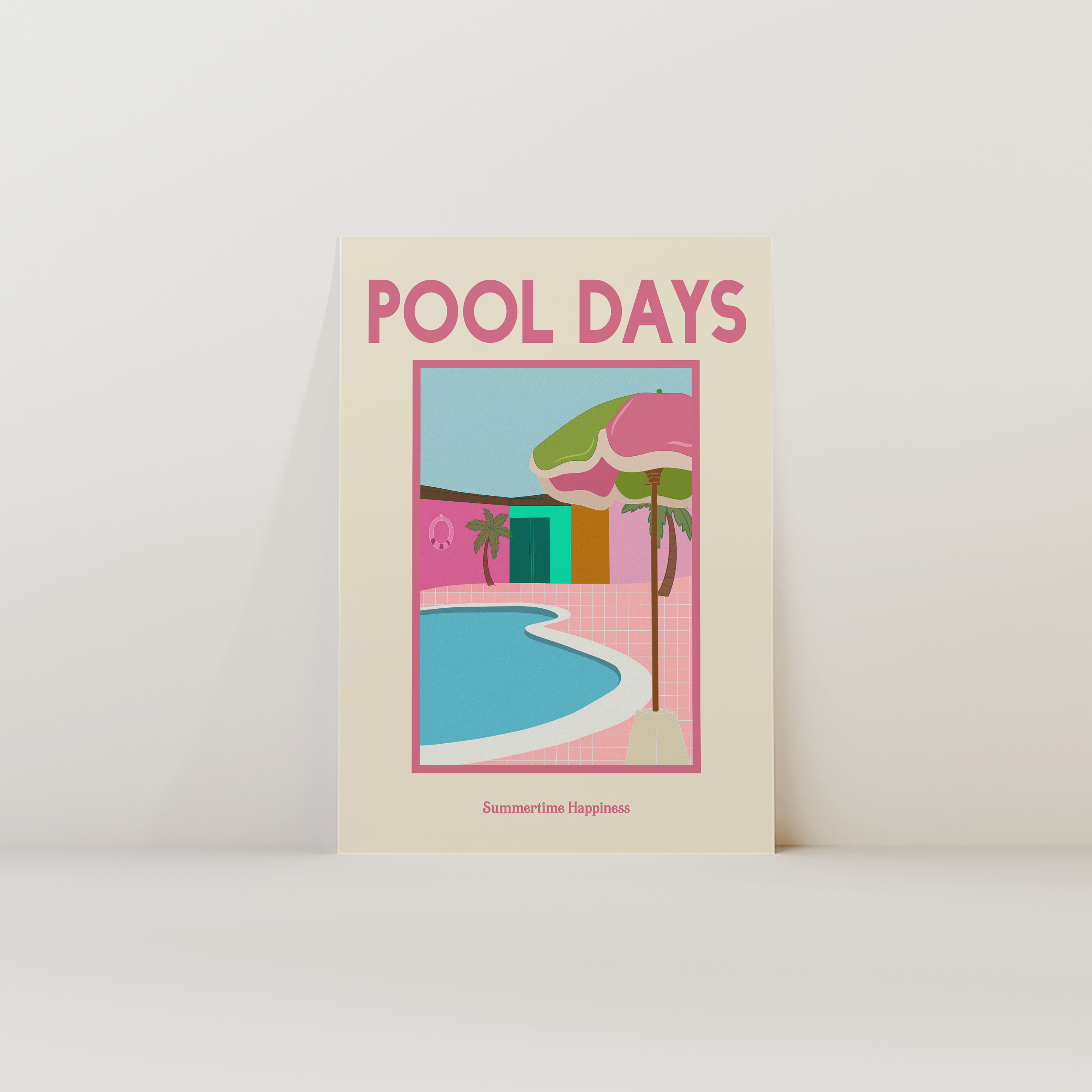 Pool Days Print
