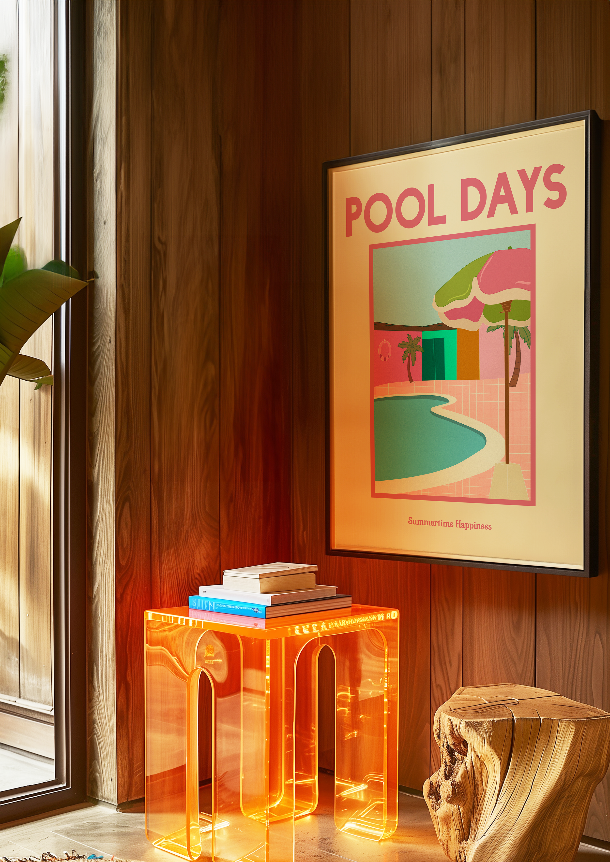 Pool Days Print