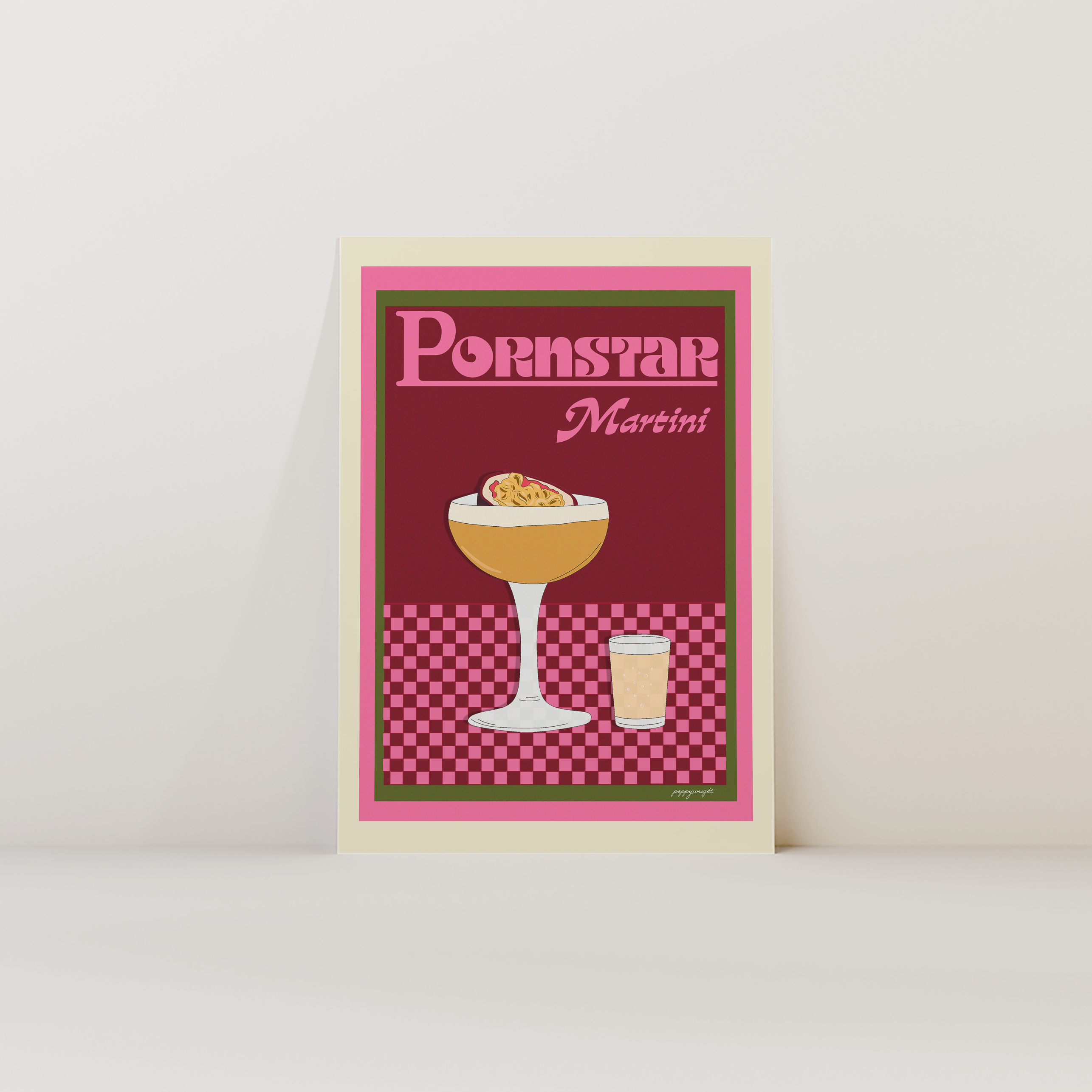 Pornstar Martini Print