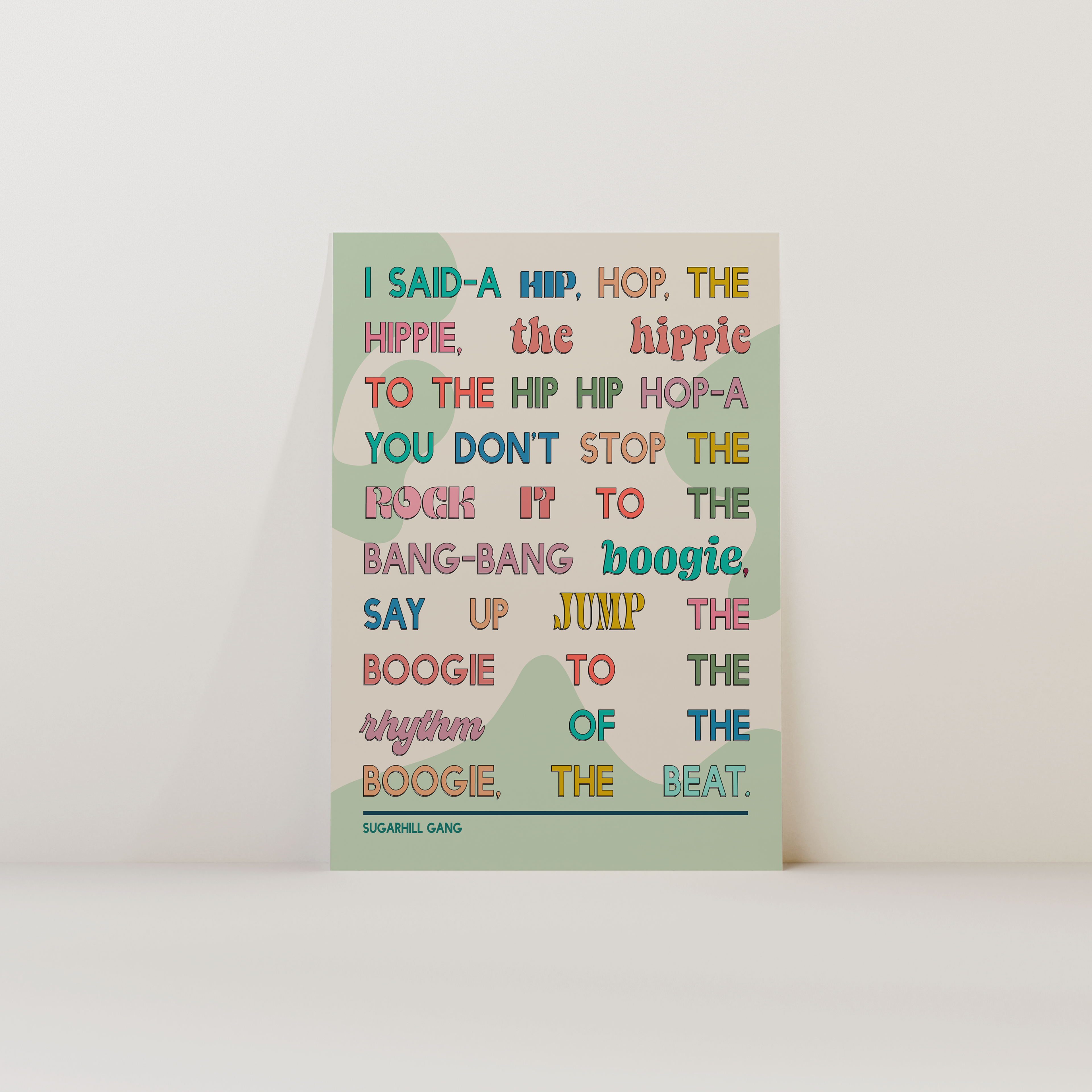 I Said a Hip Hop, The Hippie Print
