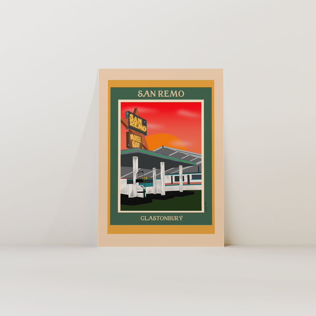 San Remo Glasto Print