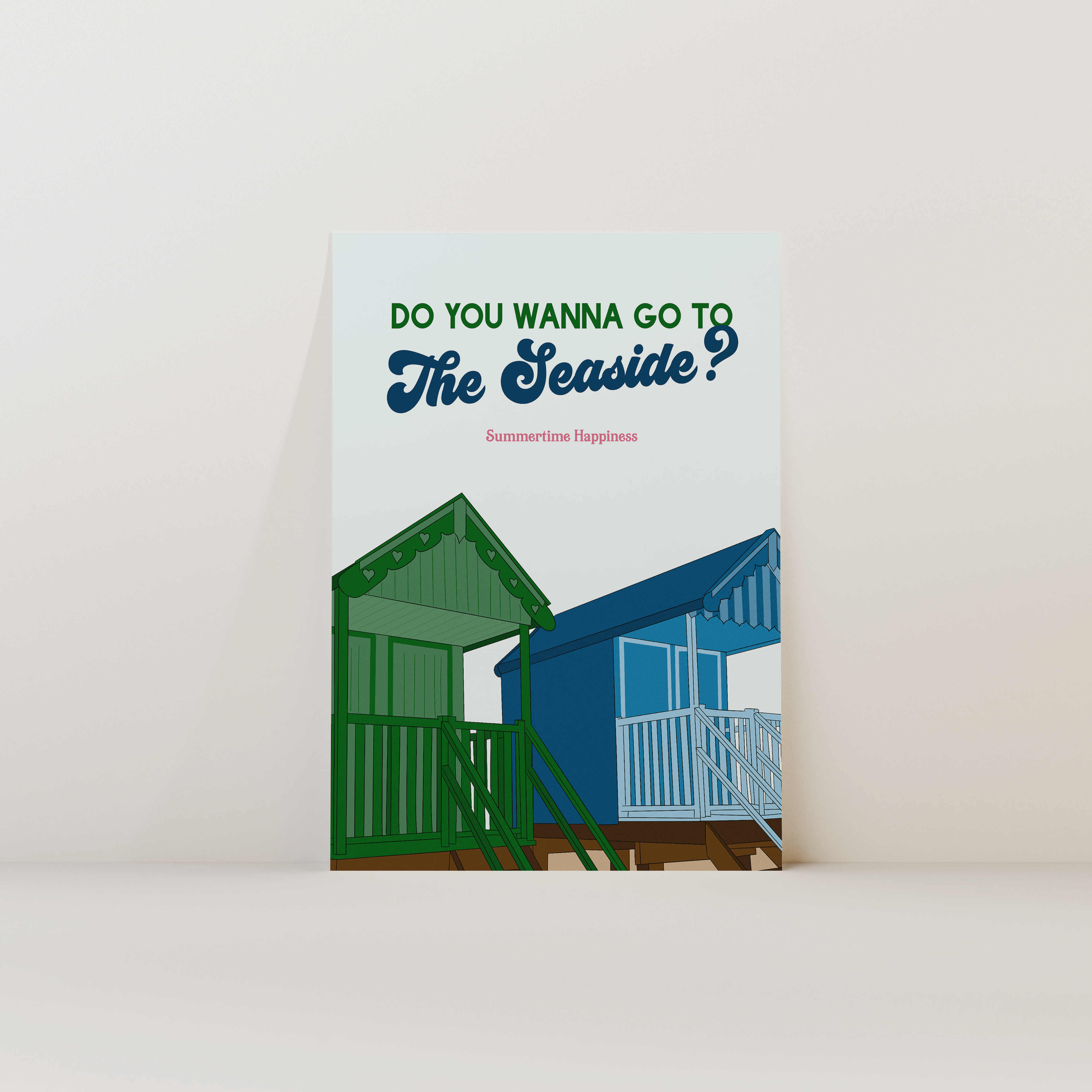 Do You Wanna Go To The Seaside? Print