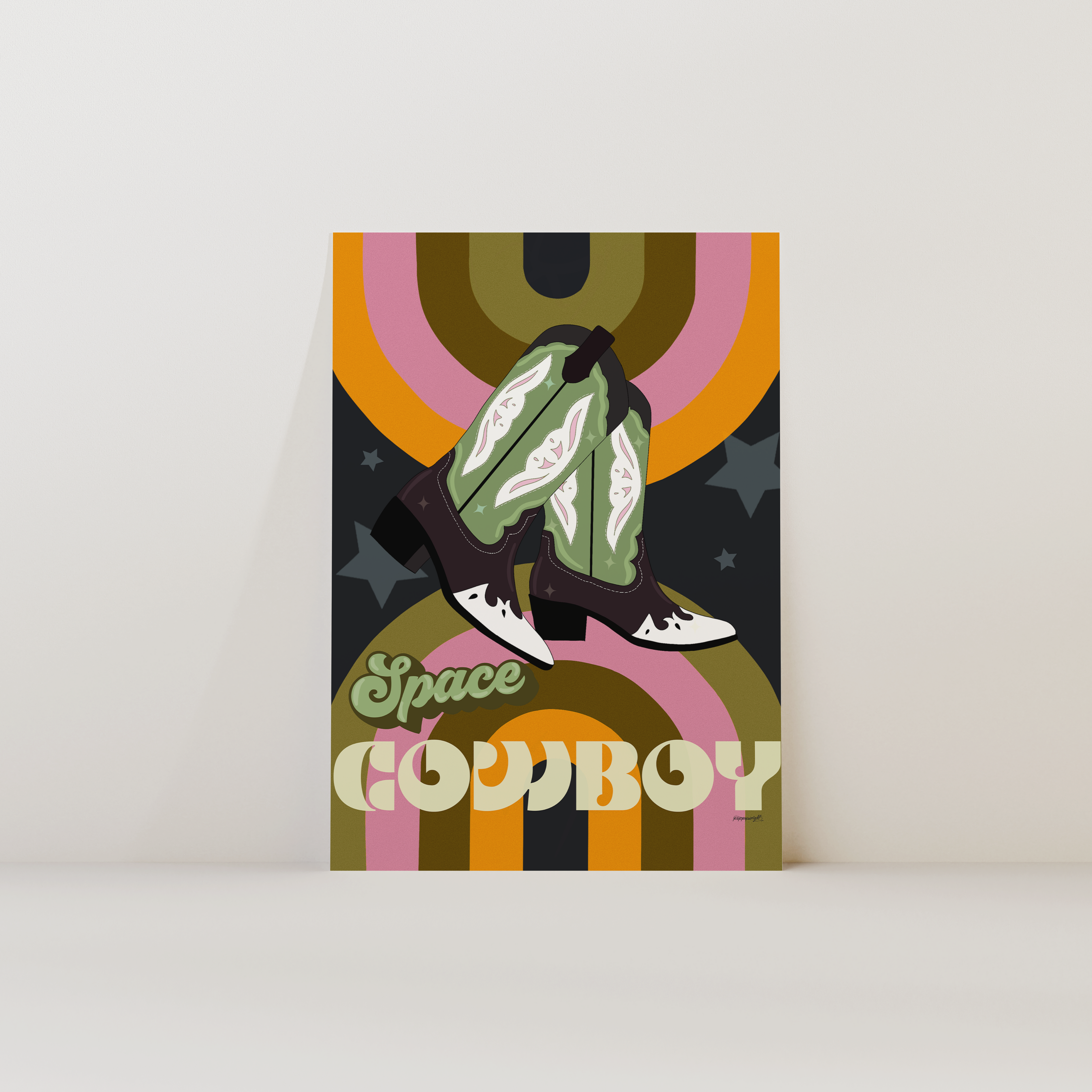 Space Cowboy Print