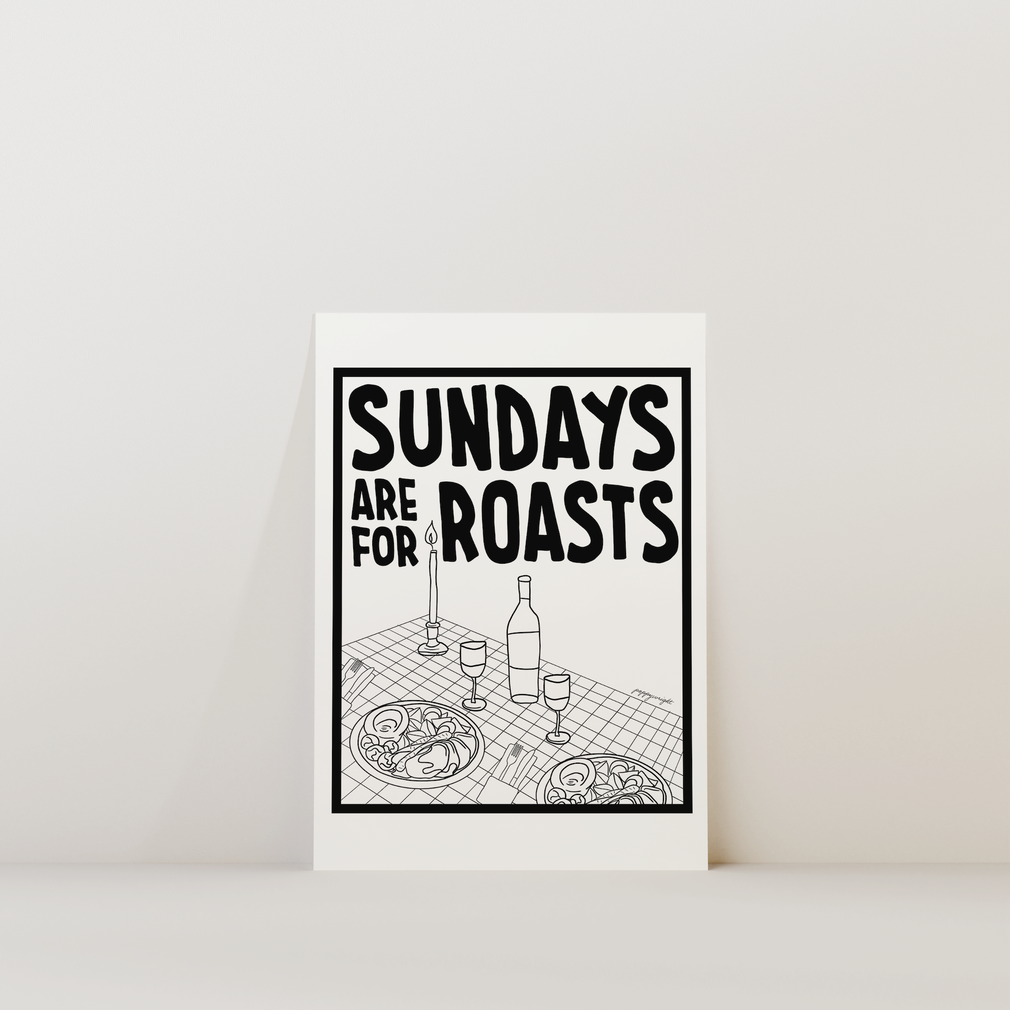 Sunday Lunch Print