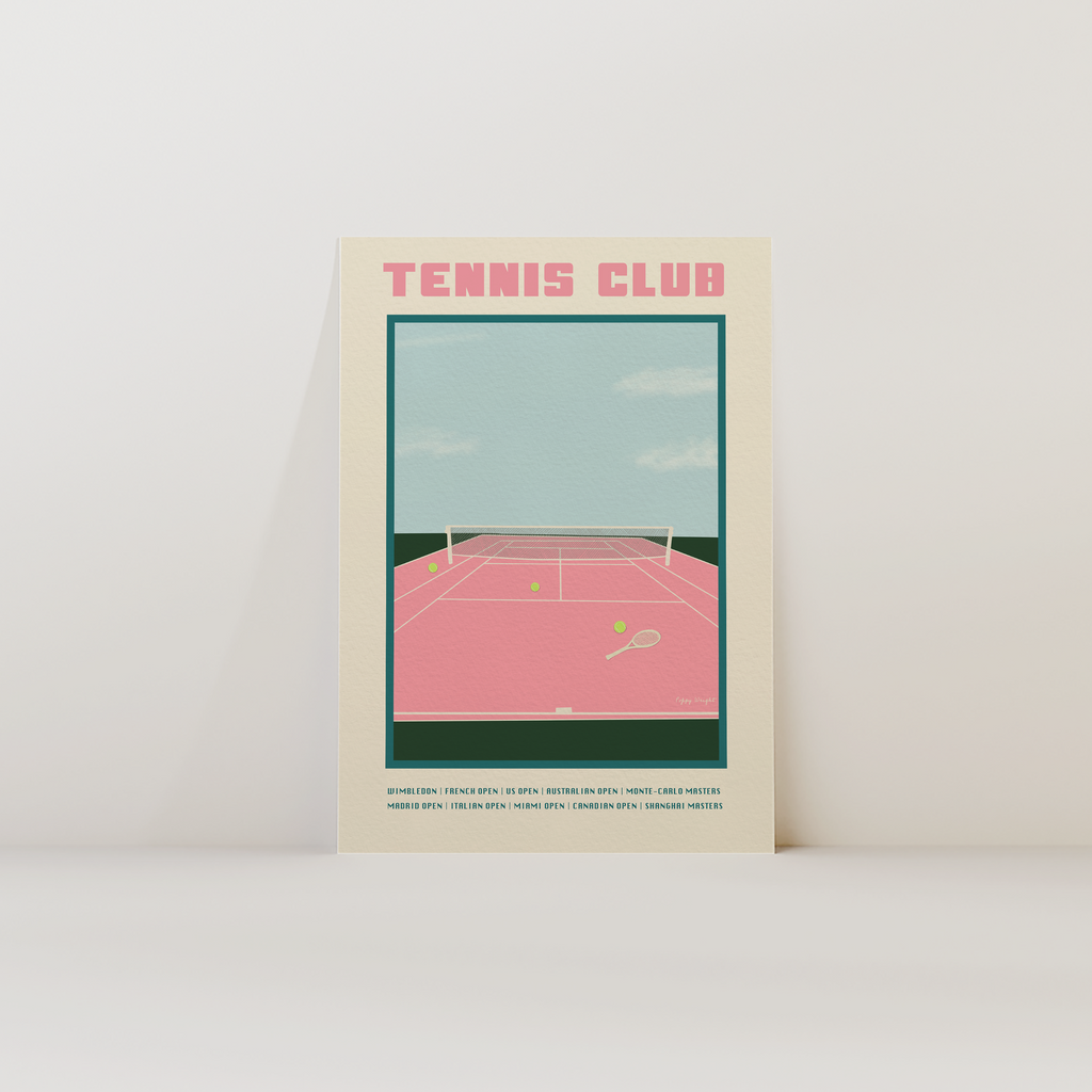 Tennis Club Print