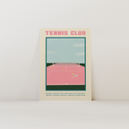 Tennis Club Print