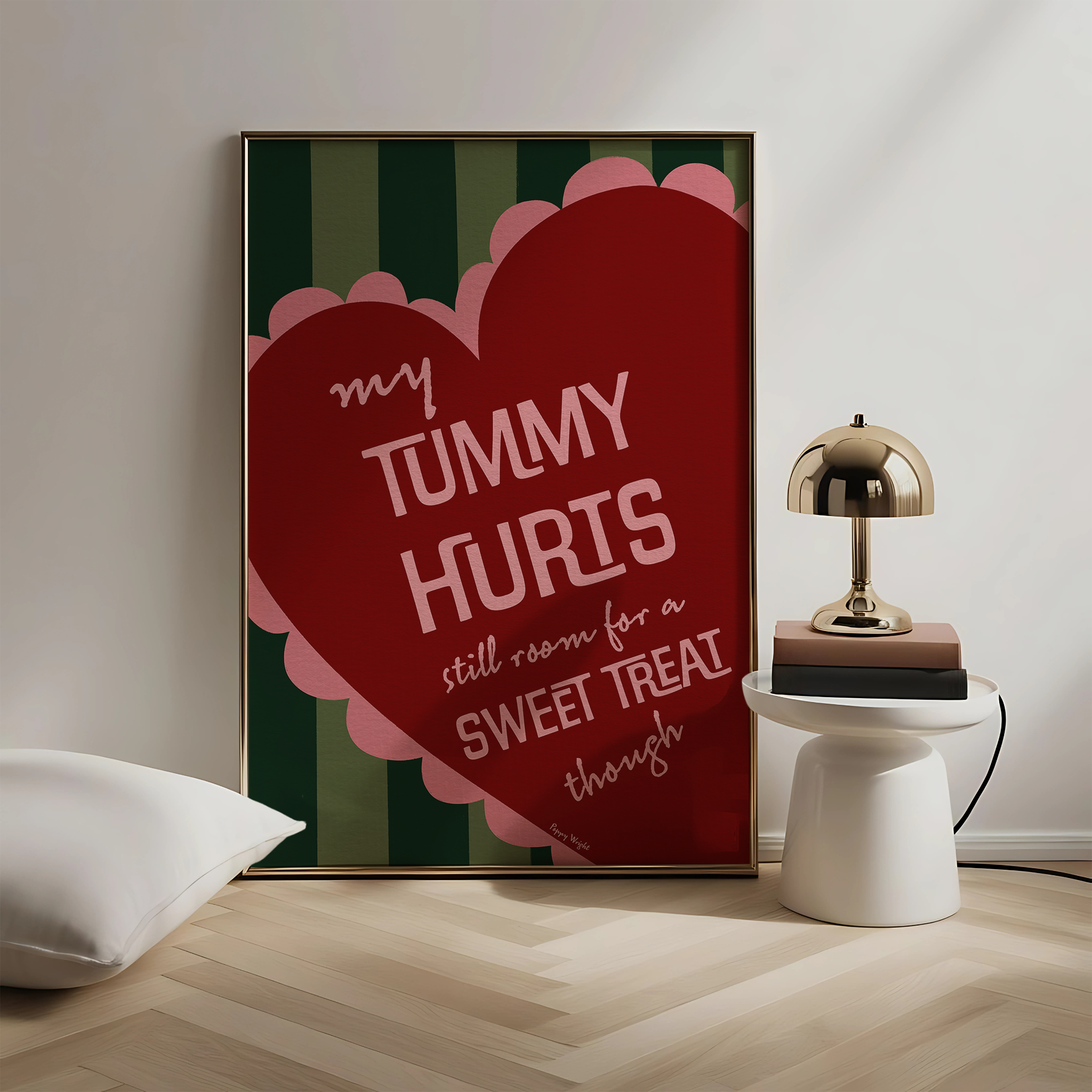 Tummy Hurts Print