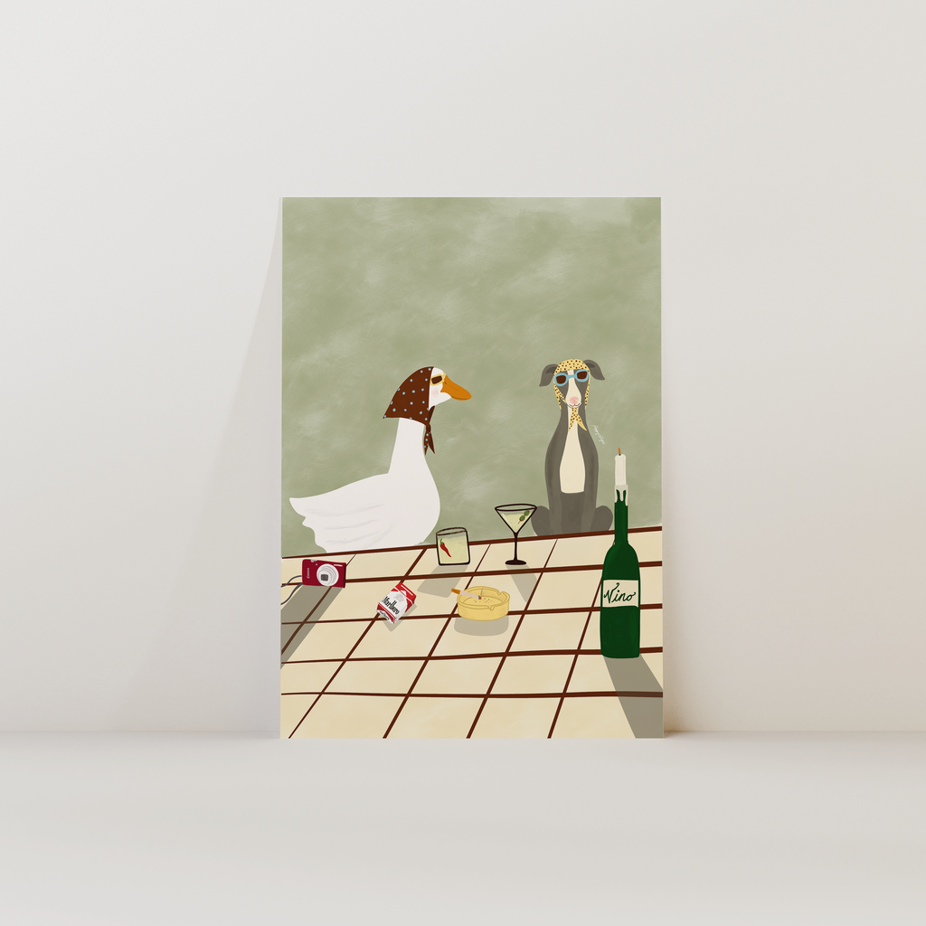 Two Best Friends Print