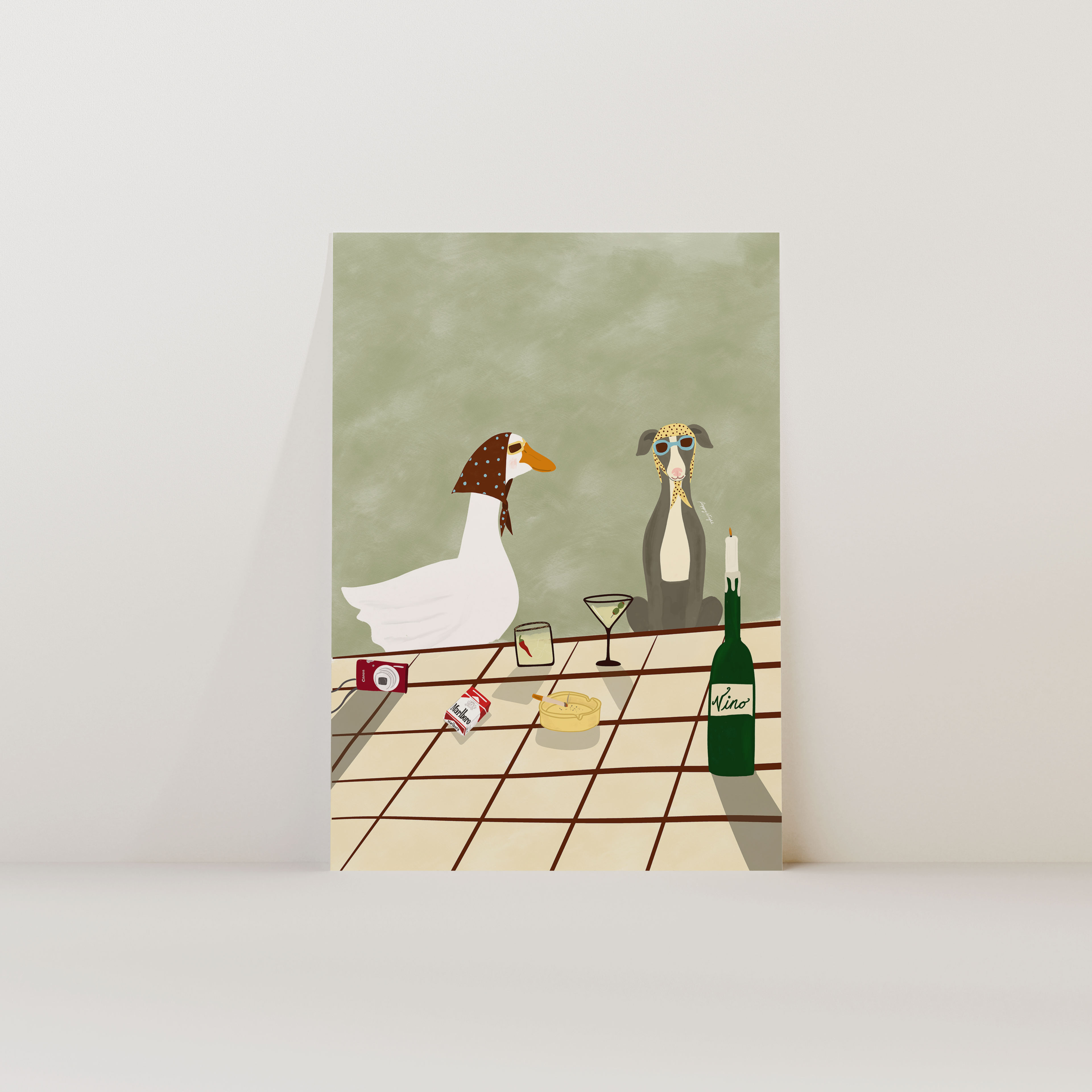 Two Best Friends Print