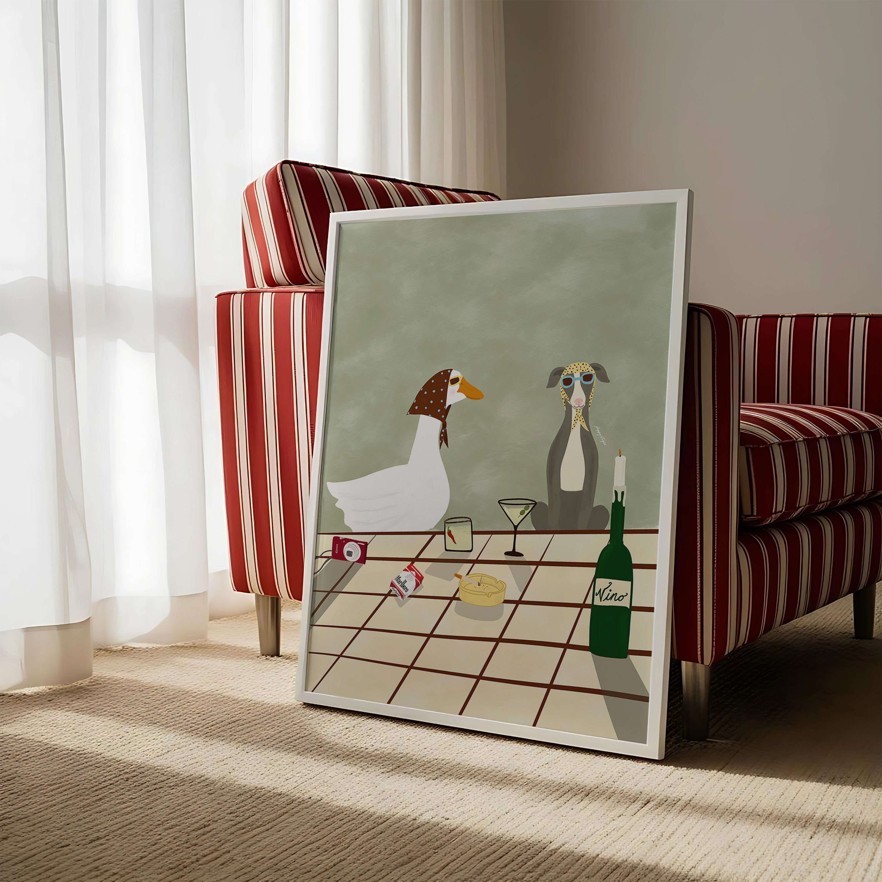 Two Best Friends Print