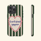 Certified Yapper Phone Case Dark Green