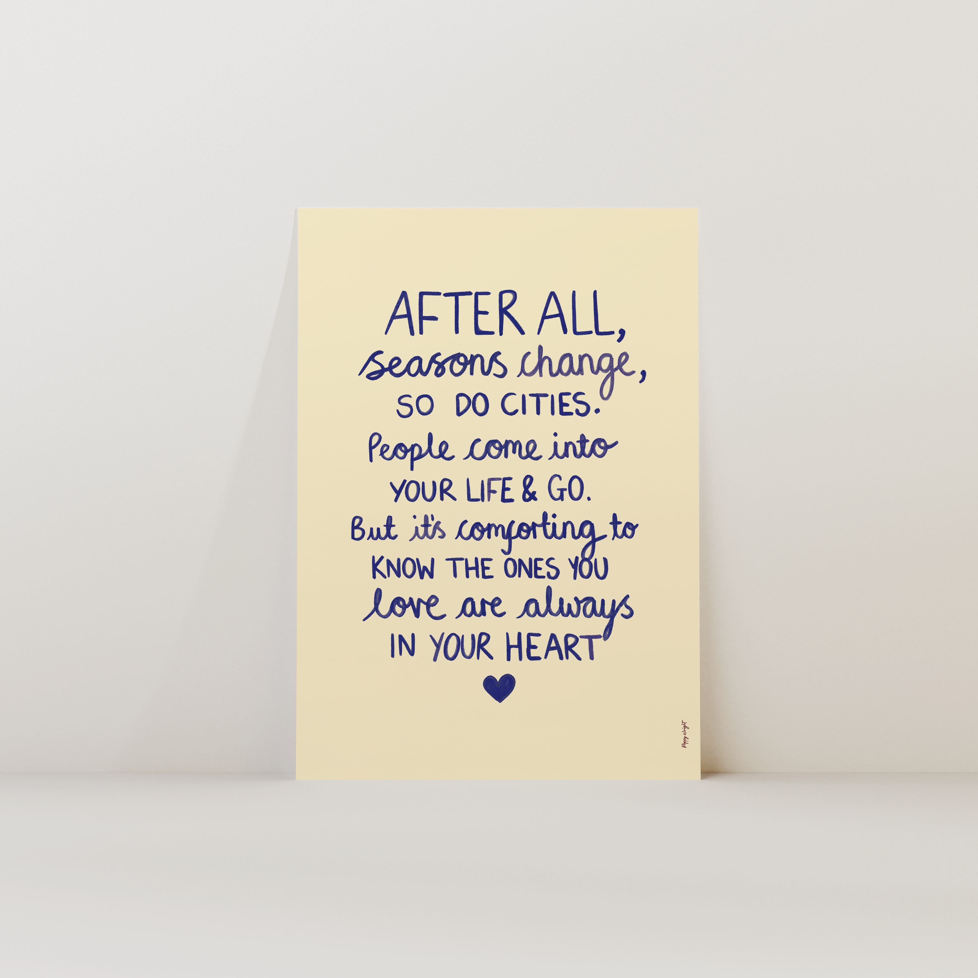 Seasons Change Print