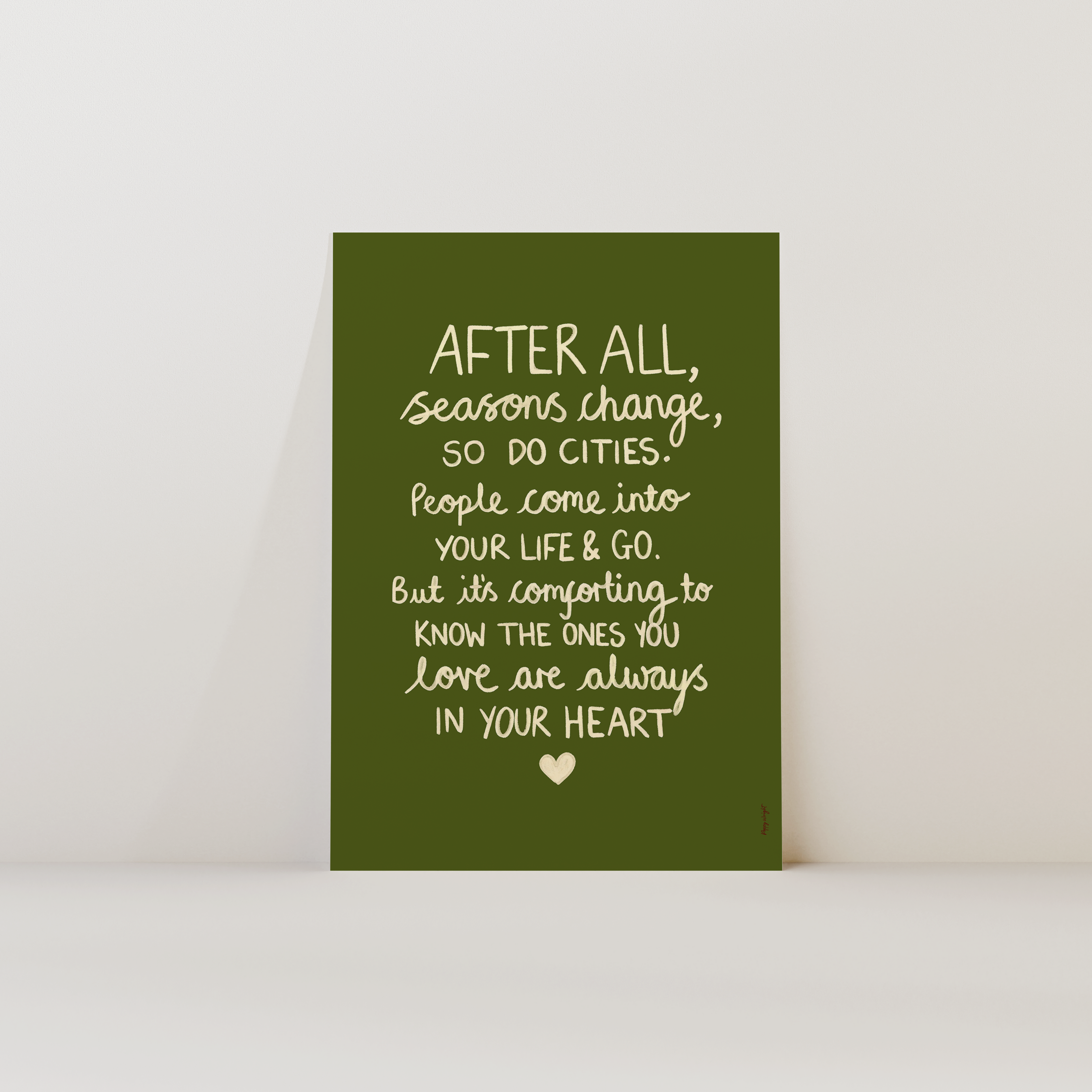 Seasons Change Print