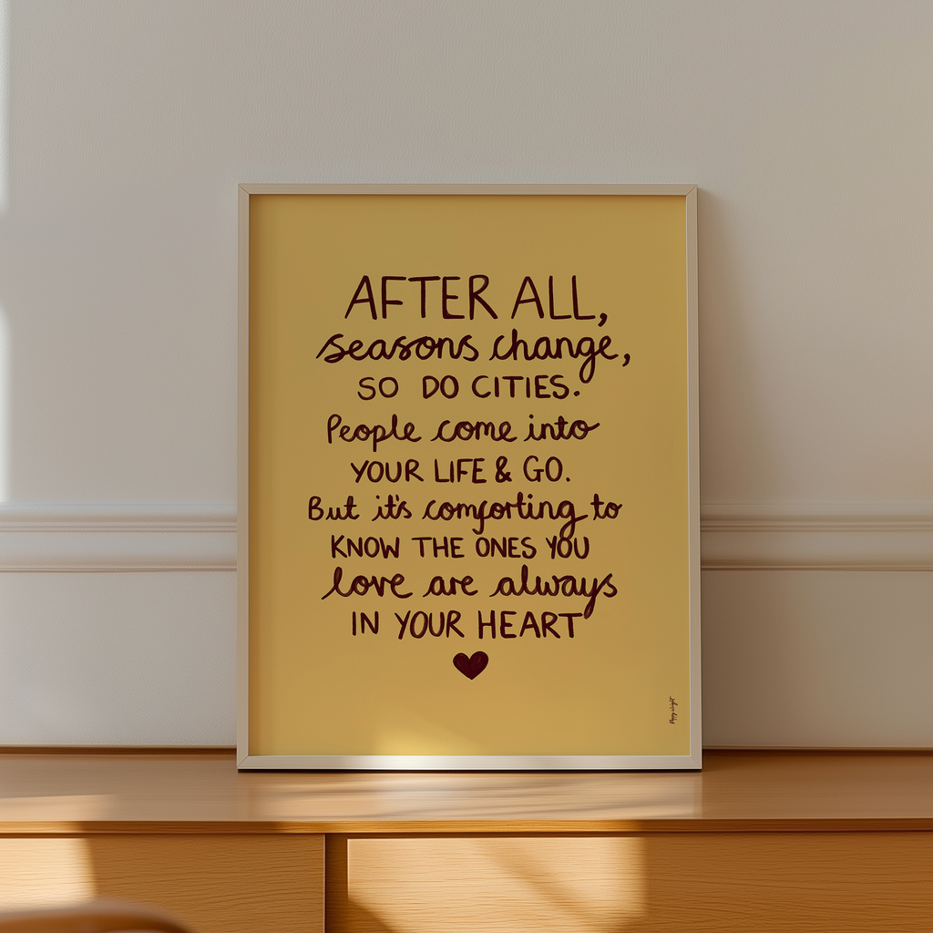 Seasons Change Print