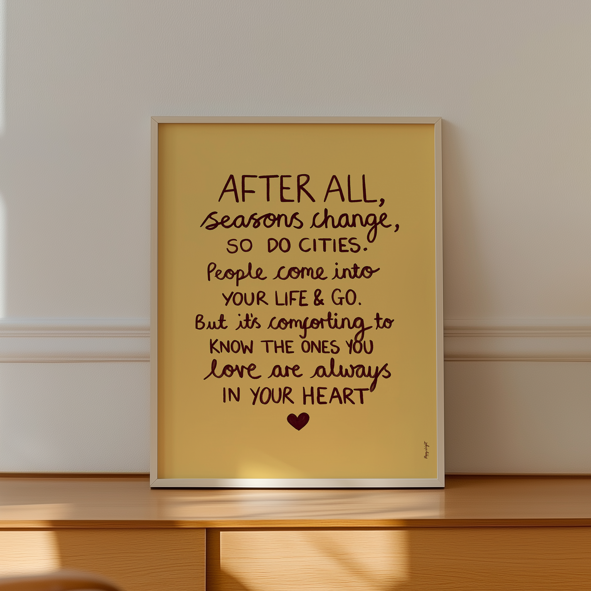 Seasons Change Print