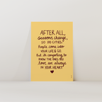 Seasons Change Print