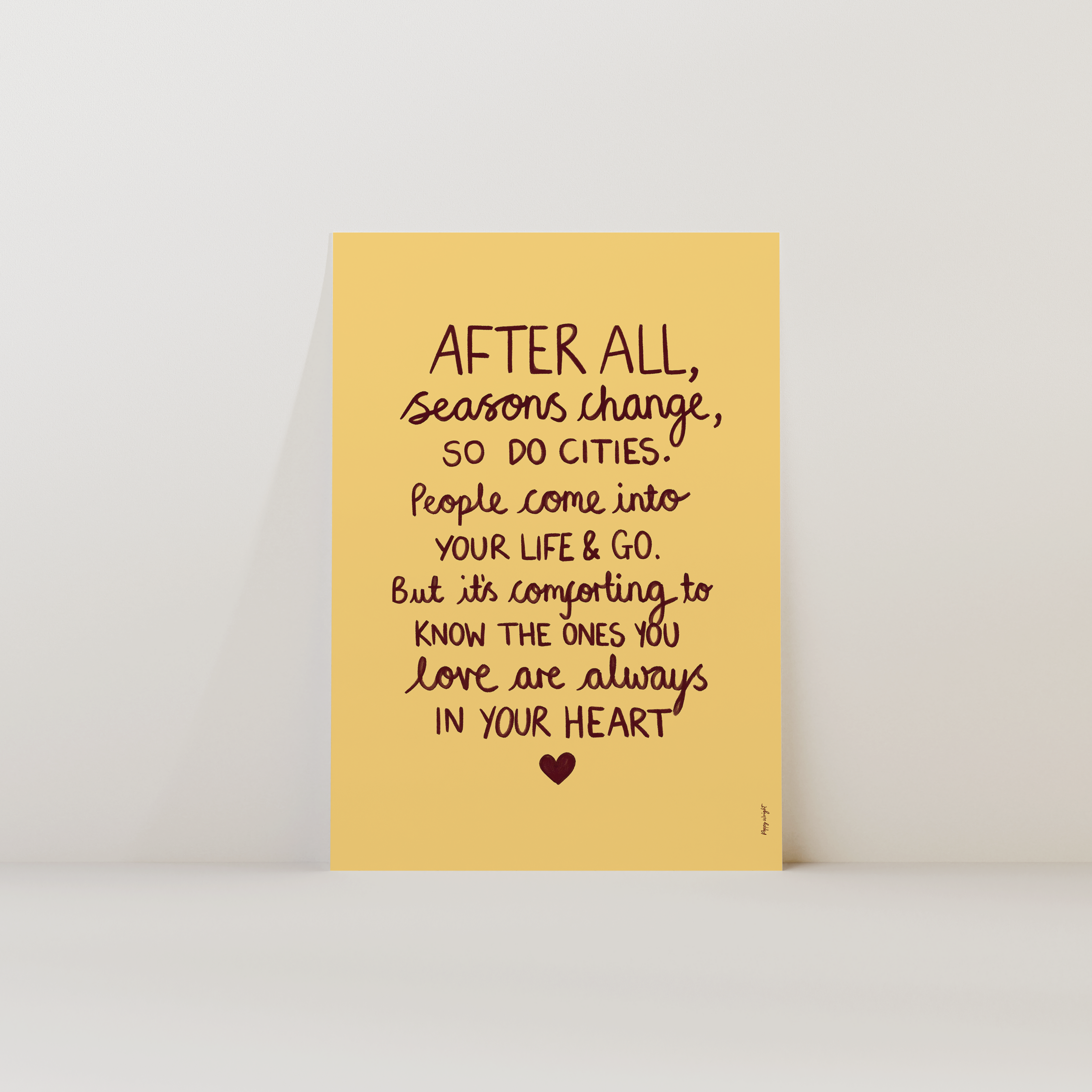 Seasons Change Print